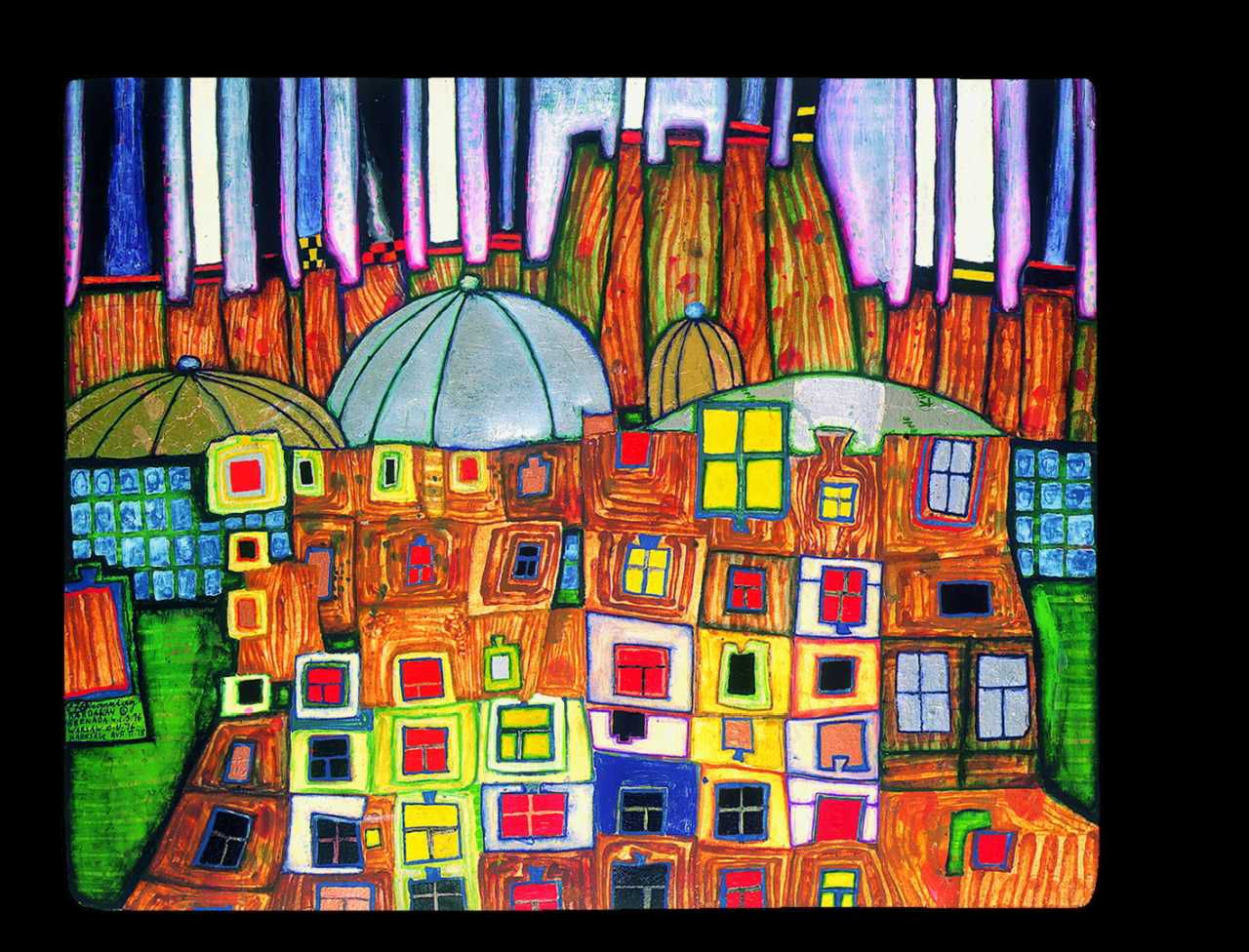 Hundertwasser - BARBAKAN CASTLE IN POLAND