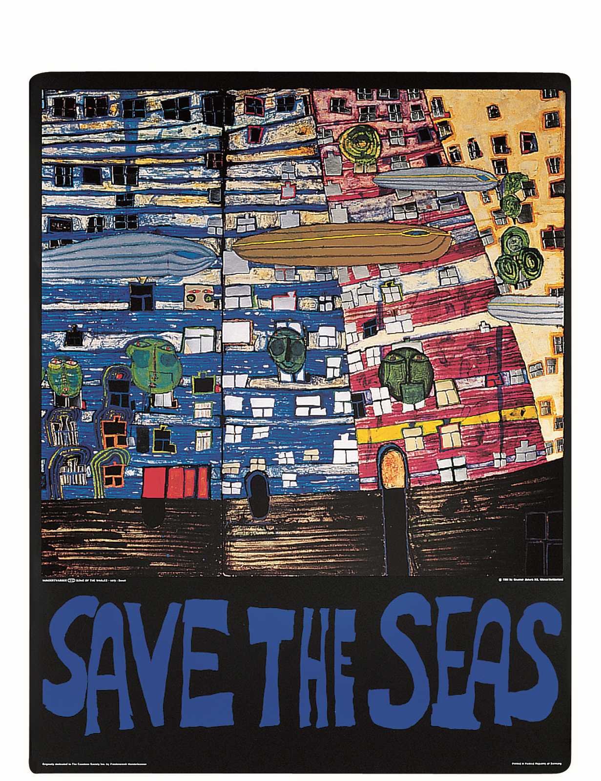 Hundertwasser - SAVE THE SEAS
